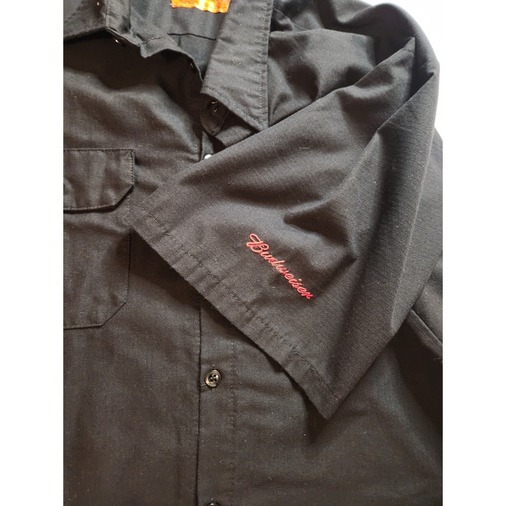 Red Kap Mens Button Up Shirt Budweiser Sturgis 80th Anniversary Motorcycle XXXL - Picture 7 of 8